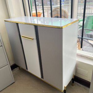 Medium modern console table with sturdy frame and stylish design