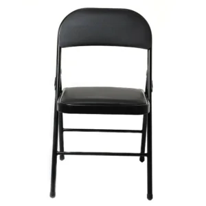 Foldable chair with durable frame and comfortable seat