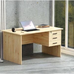 1.4 meter executive office desk with drawers and modern wooden finish