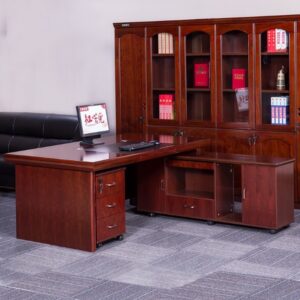 1800mm manager's office table with spacious desktop, storage drawers, and durable finish for executive office use