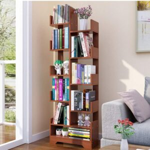 Medium-Sized 8-Tier Bookshelf