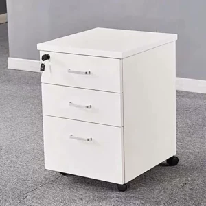 Mobile 3-drawer pedestal