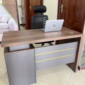1.2m Sovereign office desk with spacious surface and sleek modern design