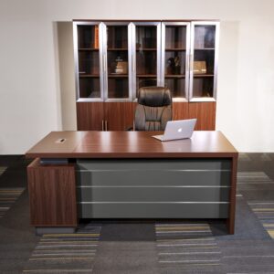 1.8m executive office desk with spacious tabletop and modern professional design