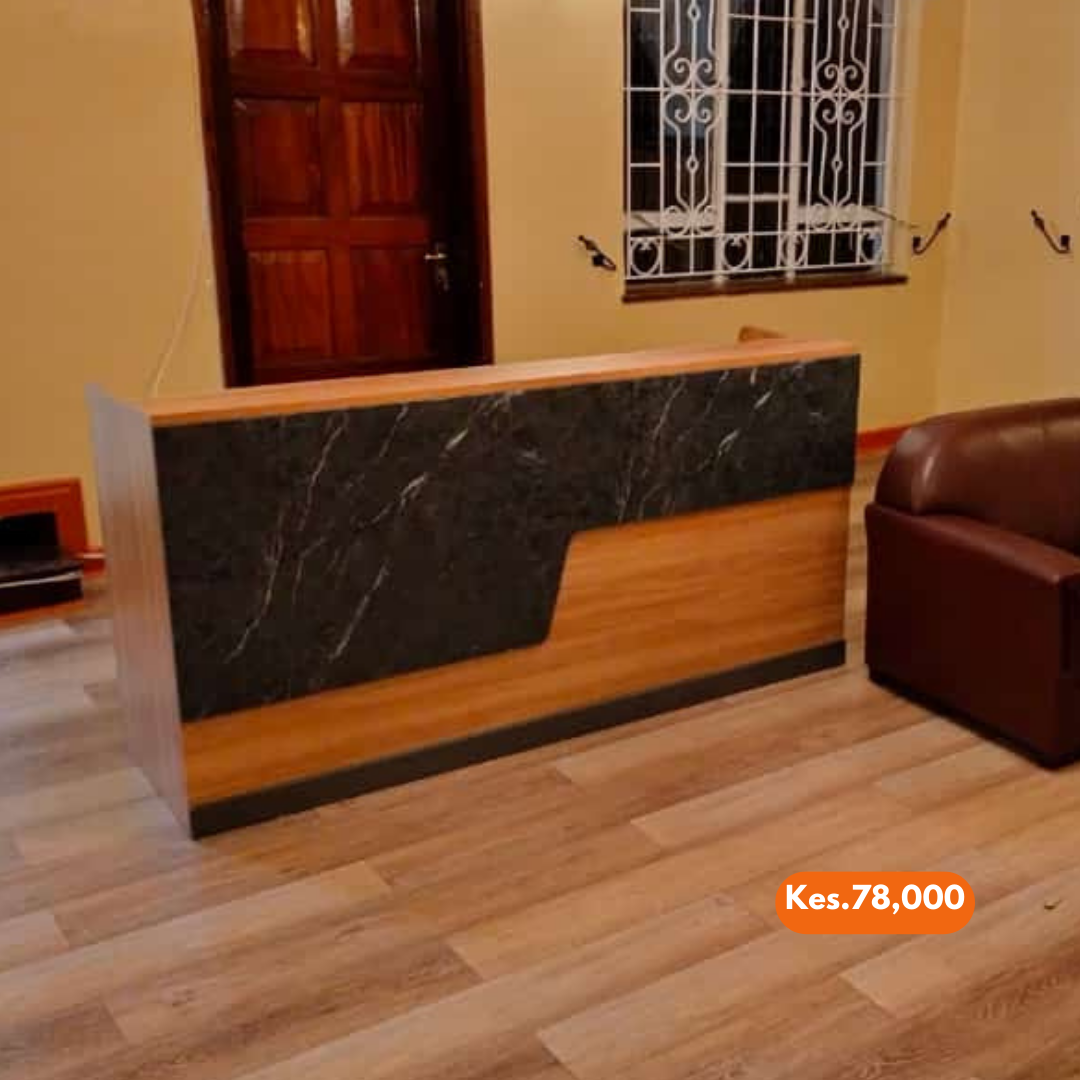 2000mm office reception desk with modern design, spacious workspace, durable construction, and professional finish for office lobbies