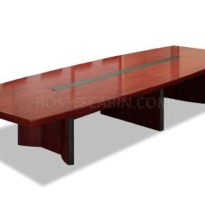 4.8m long modern boardroom table for large conference rooms with executive meeting chairs