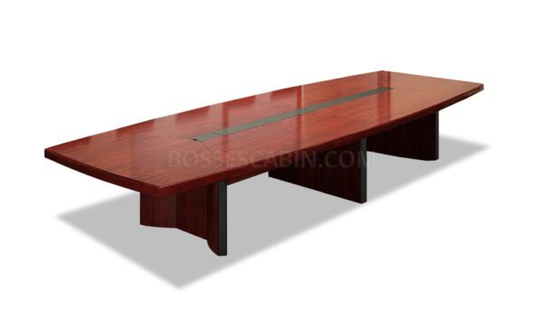 4.8m long modern boardroom table for large conference rooms with executive meeting chairs