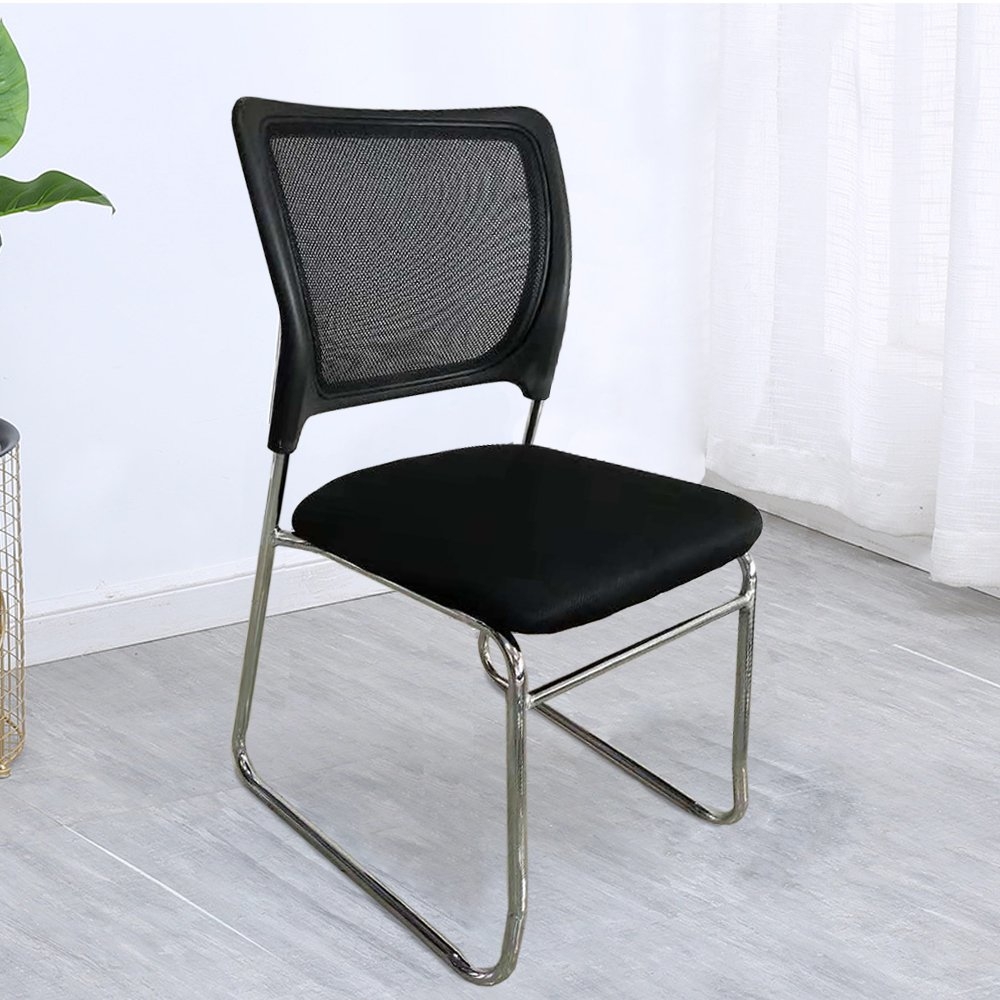 BRAX mesh back office chair with breathable backrest, padded seat, and swivel wheels for modern offices