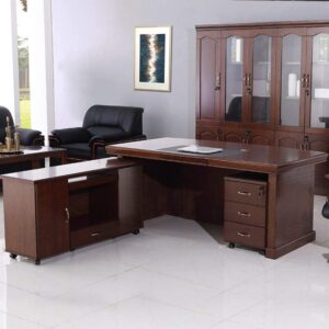 Brooke executive office desk with storage drawers and modern wooden finish for professional office spaces