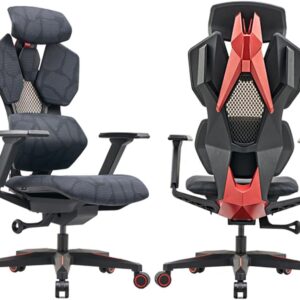 Battle Gaming Chair-ergonomic high-back office seat with adjustable height, tilt, lumbar support, and PU leather finish.