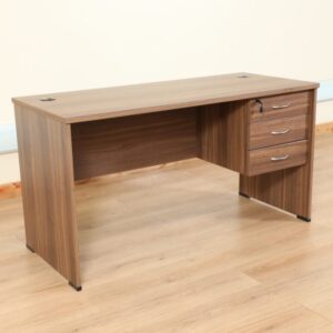 Home-office study work desk with spacious wooden top, sturdy frame, and modern design for home offices and study rooms