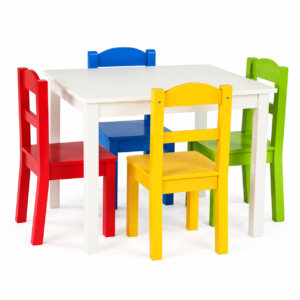 Rectangular kindergarten table for preschool and nursery classroom use