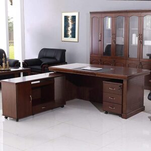 Zoe executive office desk 1600mm with spacious wooden tabletop, modern design, and sturdy frame for professional workspace