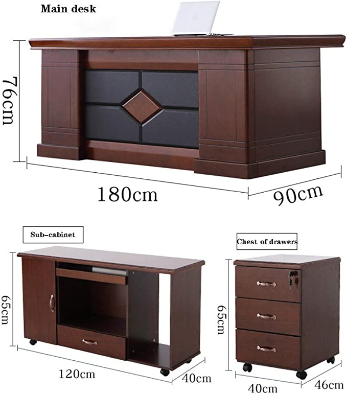 Zoe executive desk Office 1600mm - Image 2